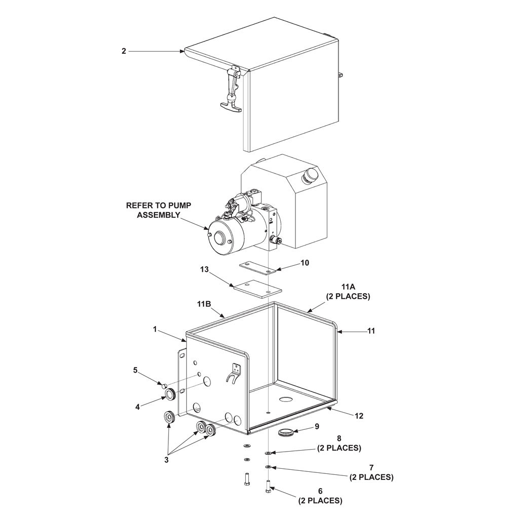 Maxon GPC (Oct 2012 - Nov 2018) 12V Power Pack Without Auto Tilt Diagram