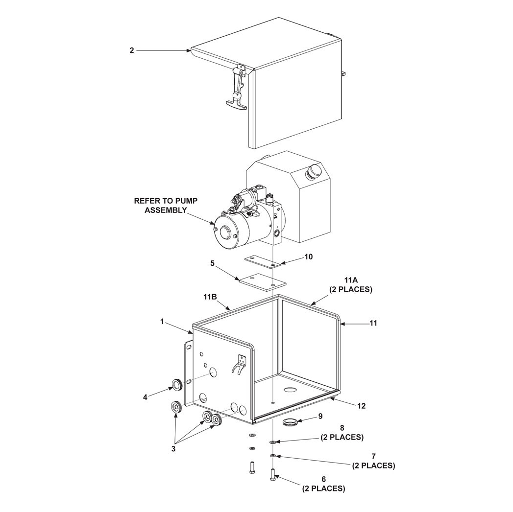 Maxon GPC (Oct 2012 - Nov 2018) 12V Power Pack With Auto Tilt Diagram