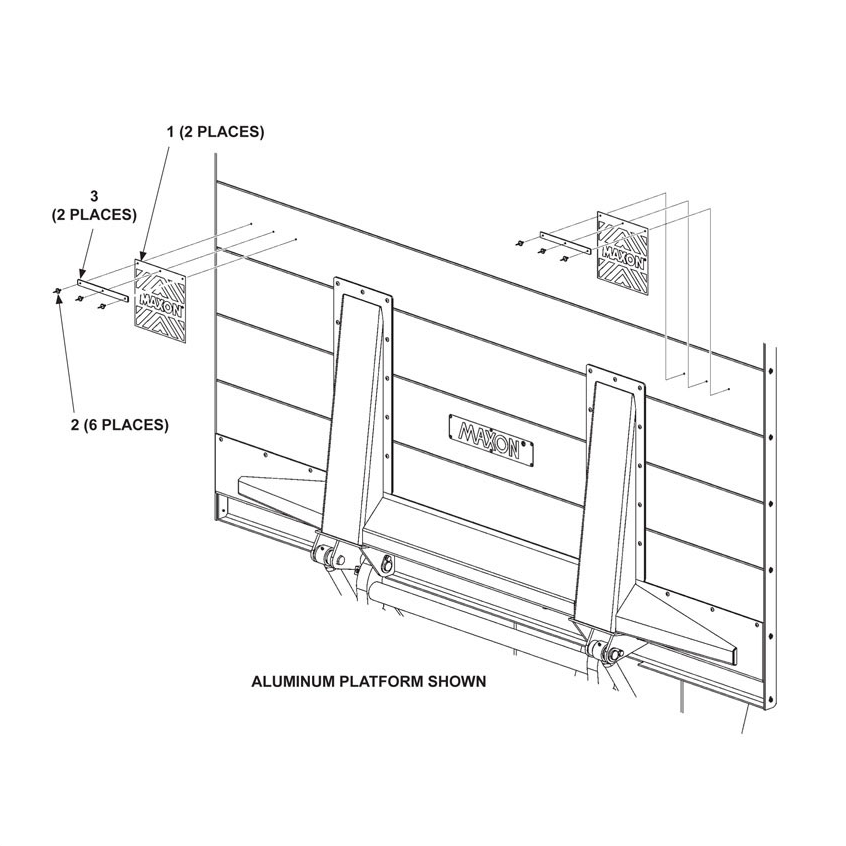 Maxon GPC (Oct 2012 - Nov 2018) Marker Flags Kit Diagram