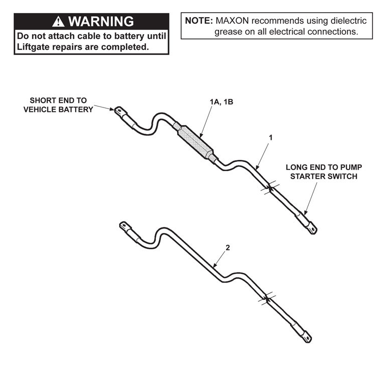 Maxon GPC (Oct 2012 - Nov 2018) Power And Ground Cables Diagram