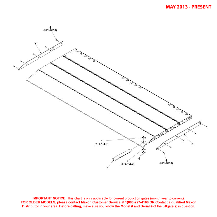 Maxon GPSLR (May 2013 - Present) Flipover With Fixed Ramp Diagram