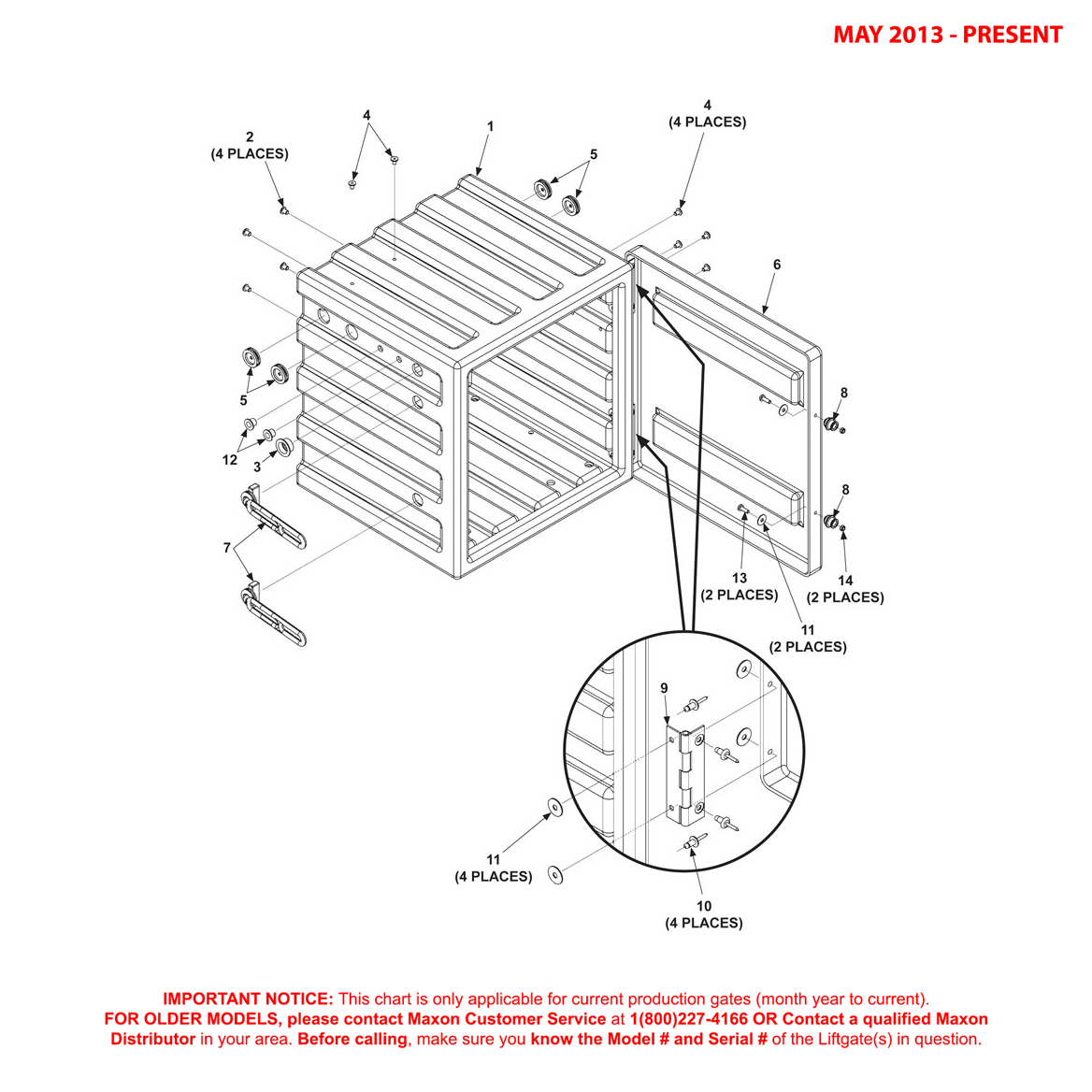 Maxon GPSLR (May 2013 - Present) Optional Battery Box Diagram