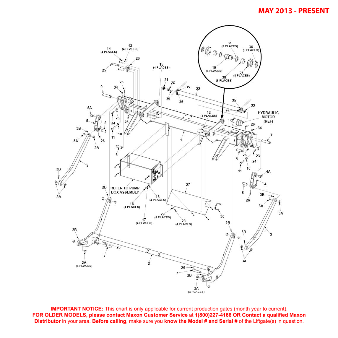 Maxon GPSLR (May 2013 - Present) Slide Assembly With Opener Diagram