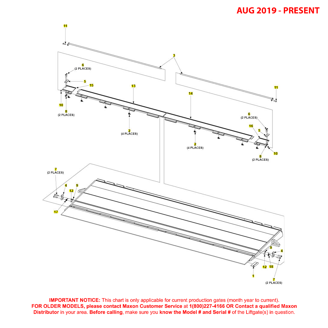 Maxon GPT (Aug 2019 - Present) Flipover With Dual Cart Stops Diagram