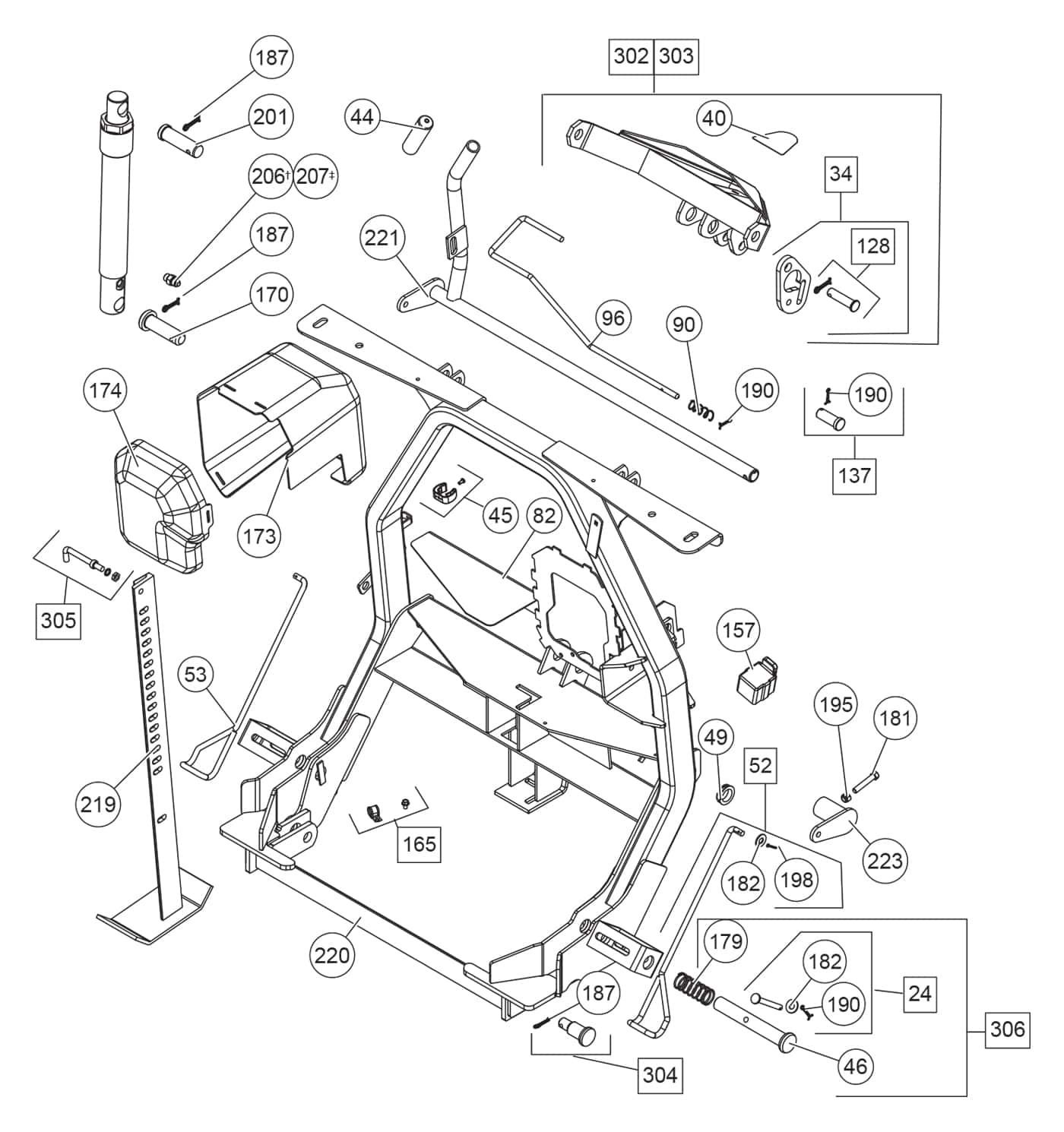 HD Series Headgear Components Diagram
