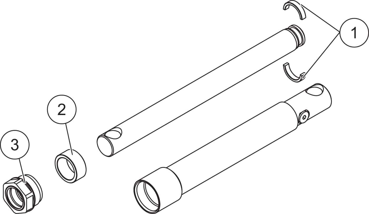 HDX Angle Ram Assembly Diagram