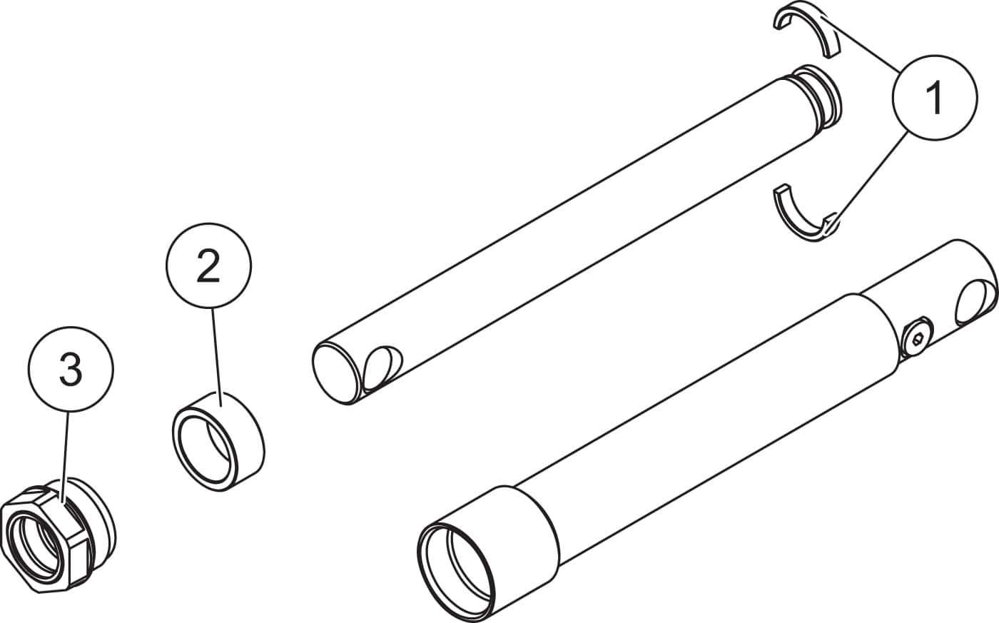 HDX Lift Ram Assembly Diagram