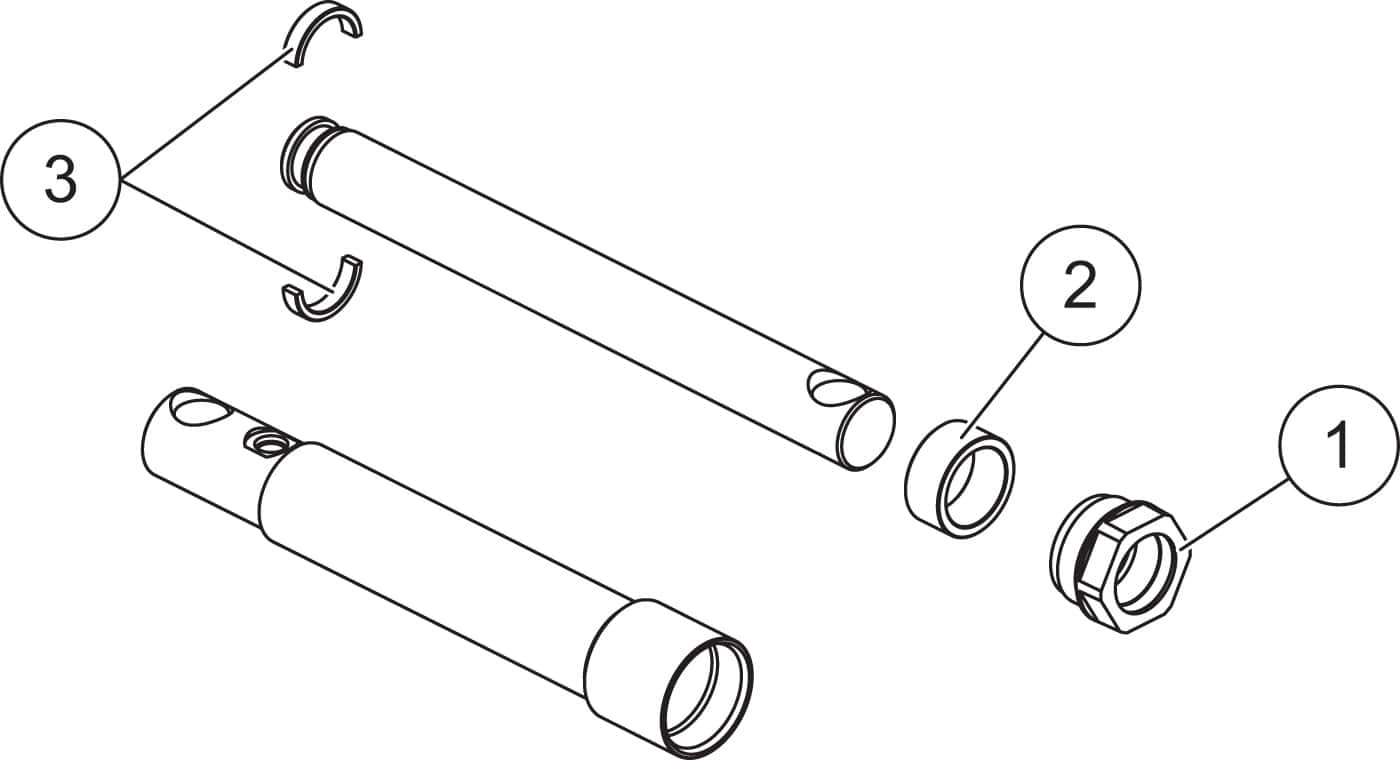 HT Series Angle Ram Assembly Diagram