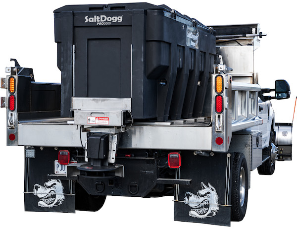 Buyers PRO3000 - SaltDogg PRO3000 Electric Poly Hopper Spreader With Auger