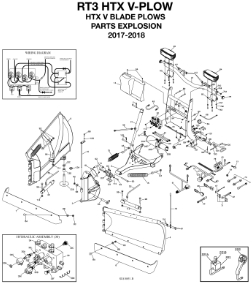 Diagram 1 - BOSS RT3 HTX V-Blade Parts (1-19)