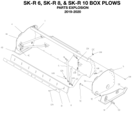 Diagram 2 BOSS SK-R Series Box Plow Parts 