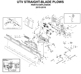 Diagram 1 BOSS UTV Straight Blade Parts