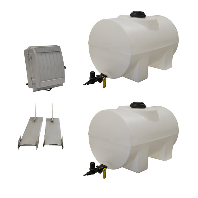 Buyers LS3 - SaltDogg 12 VDC Pre-Wet Kit With Two 55-Gallon Poly V-Box Mount Reservoirs