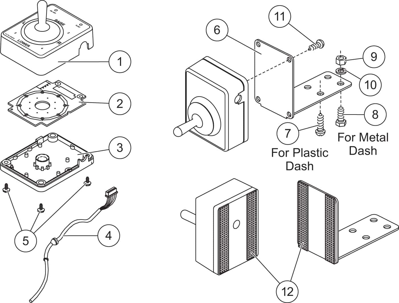 MC Series Joystick Control Diagram
