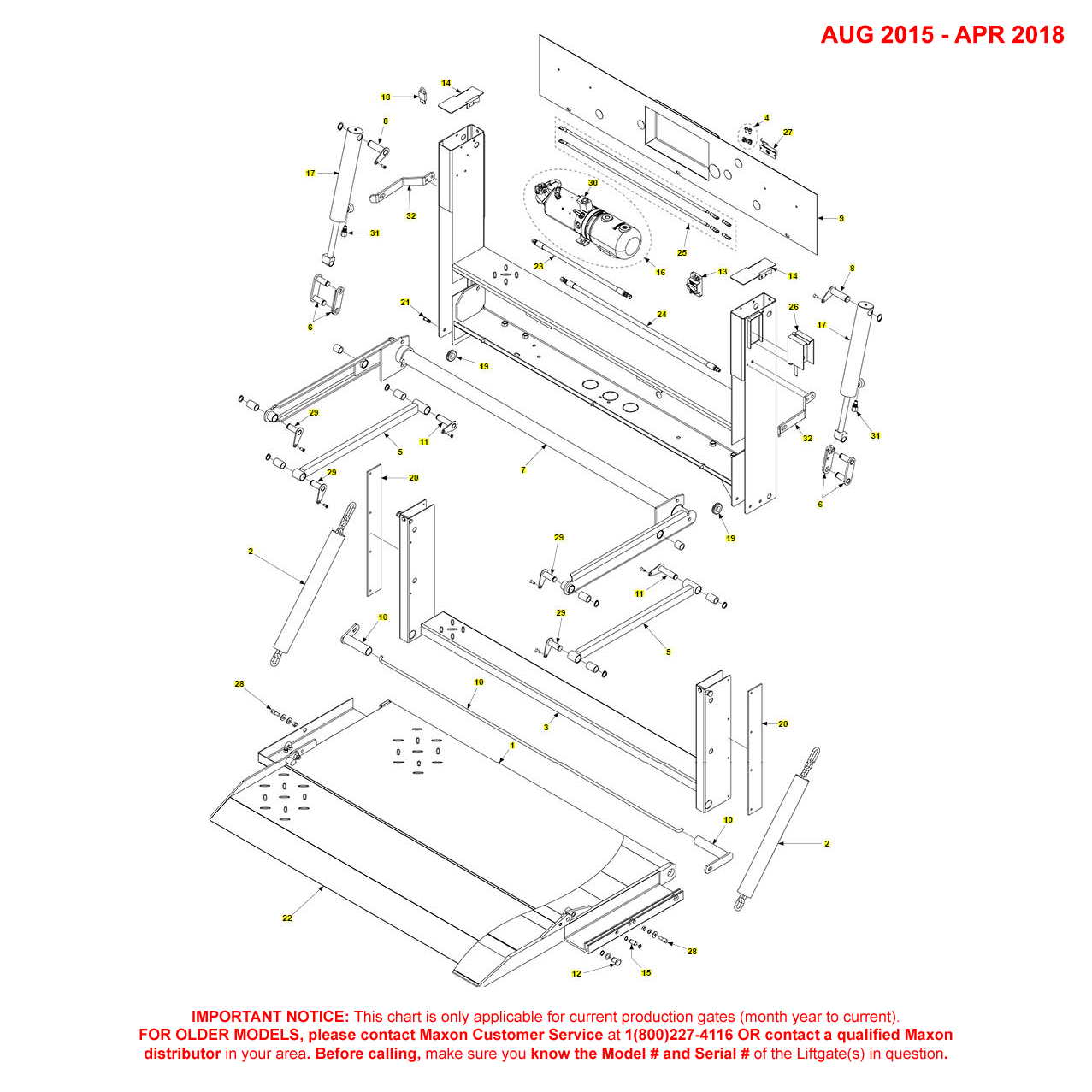 Maxon Me2 C2 Pickup (Aug 2015 - Apr 2018) Diagram
