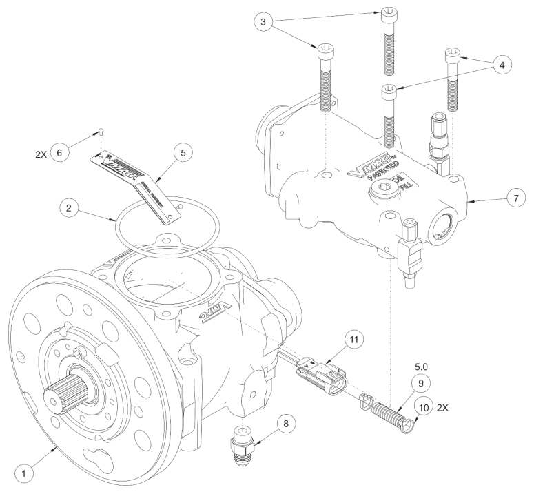 VMAC D60 Compressor Assembly