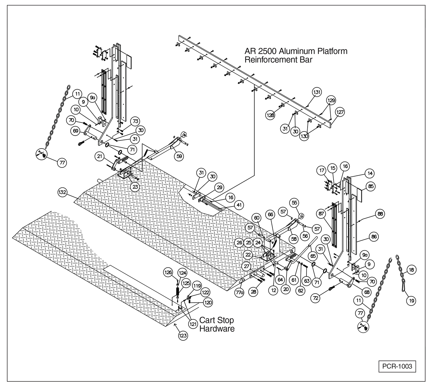 Anthony PCR-GB Platform Assembly Diagram