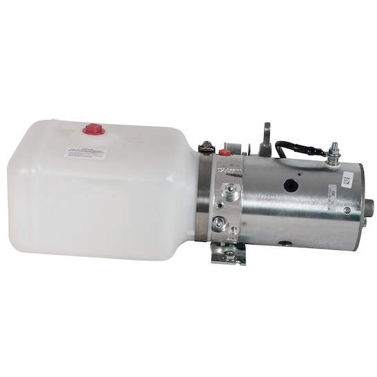 Buyers PU311 - 3-Way DC Power Unit With Metered Release Valve (Horizontal 0.86 Gallon Poly Reservoir)