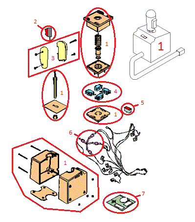 Power-V DXT Joystick Diagram