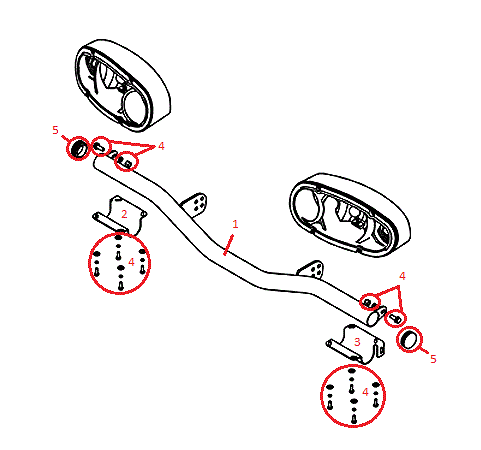 Power-V DXT Lightbar Assembly (103272 & Up) Diagram