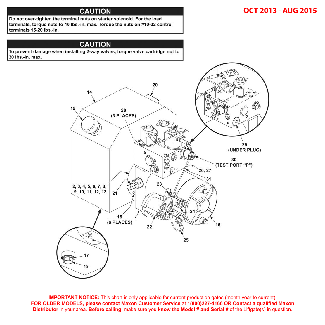 Maxon RA (Oct 2013 - Aug 2015) 12VDC Power Unit Diagram