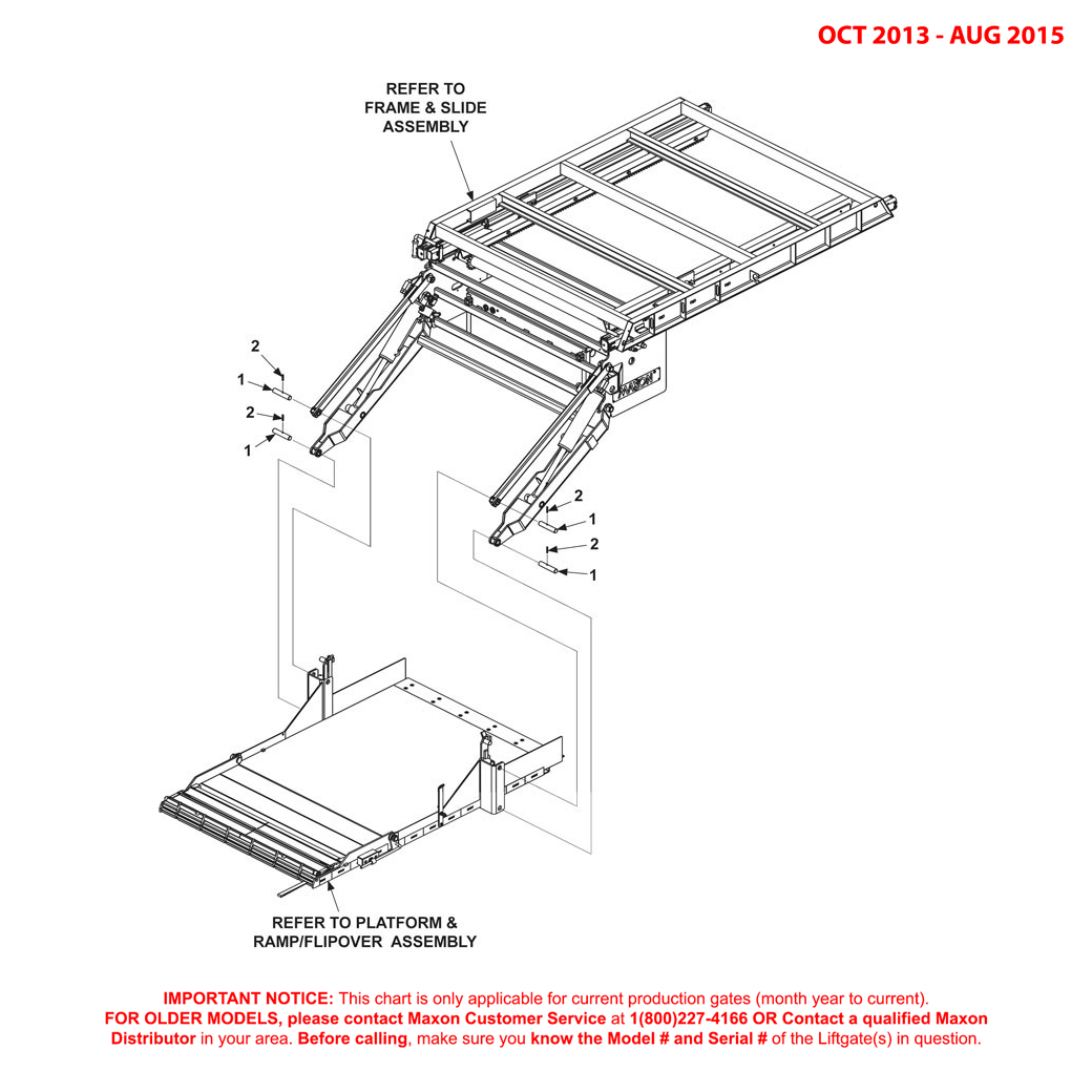 Maxon RA (Oct 2013 - Aug 2015) Main Assembly Diagram
