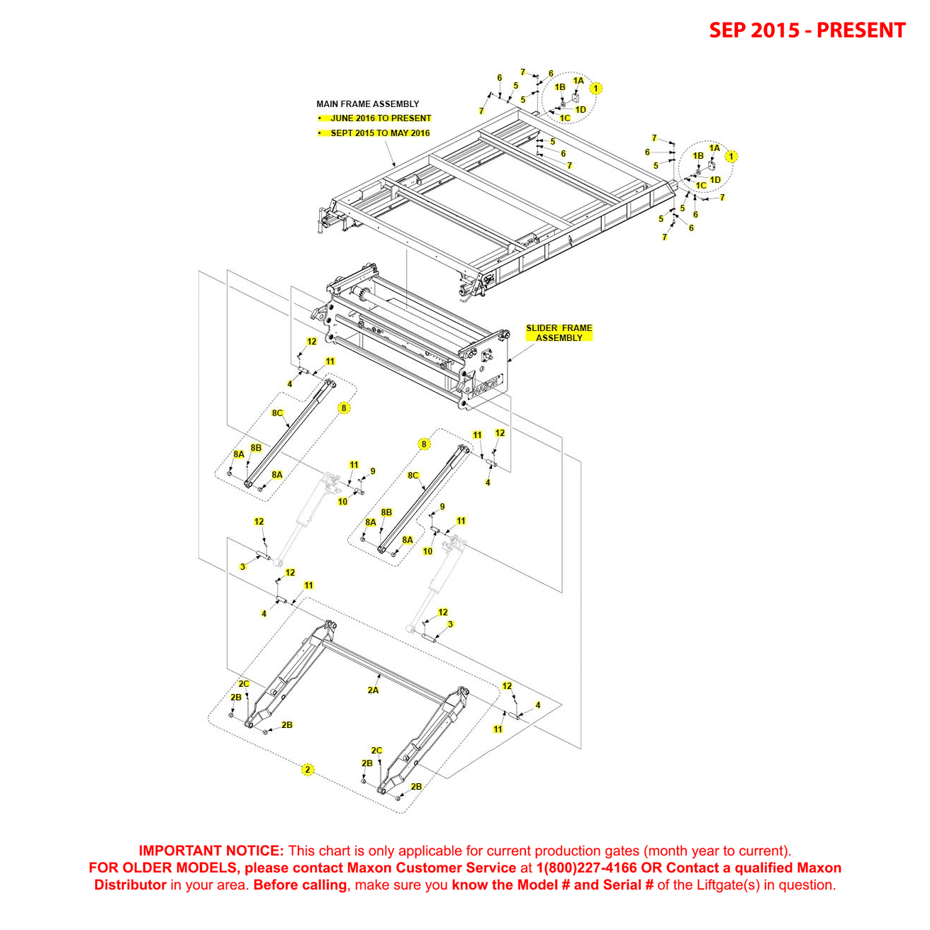 Maxon RA (Sep 2015 - Present) Main Assembly Diagram