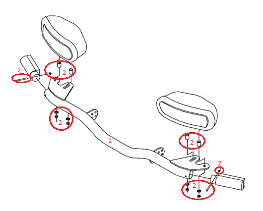 Straight Blade RT3 Lightbar (H3732 & Down) Diagram