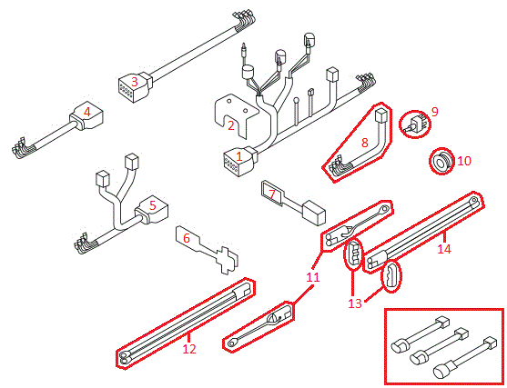 Straight Blade RT2 Harness Wiring Diagram