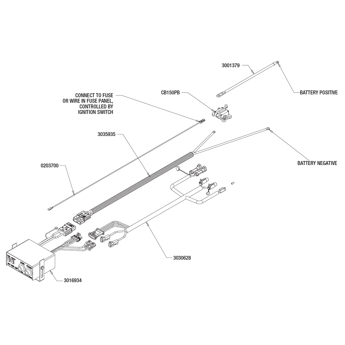 SaltDogg SHPE4000CH Control Wiring Diagram