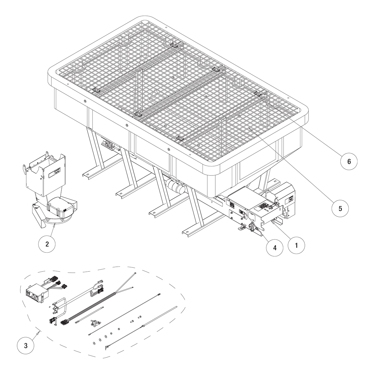 SaltDogg SHPE6000CH Main Assembly Diagram
