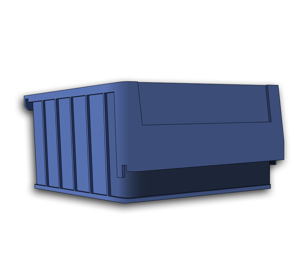 Kargo Master 40140 - Plastic Drawer Bin With Dividers (For 40250)