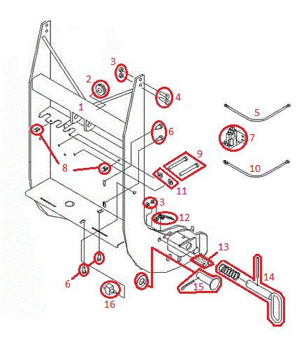 Trip-Edge RT3 Coupler Assembly Diagram