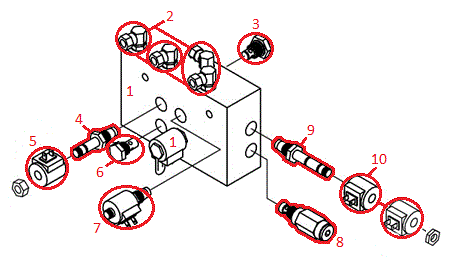 Trip-Edge RT3 Valve Assembly Diagram
