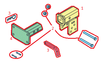 BOSS TGS04933 Grounds Master Receiver Tube Diagram