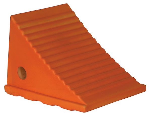 Buyers WC8118 - Large Orange Polyurethane Wheel Chock (8.69 x 11.25 x 8.13 Inches)