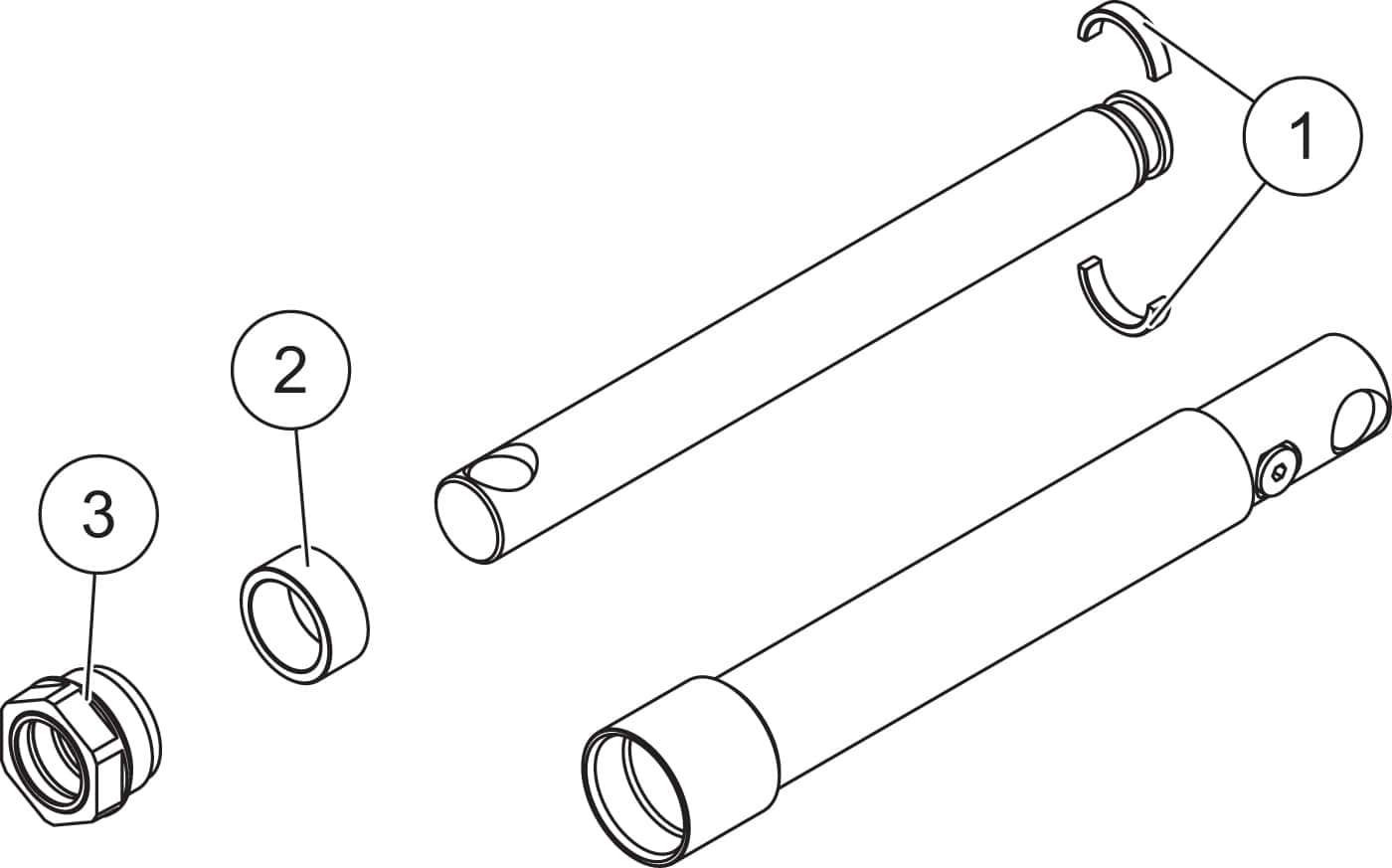 XLS Lift Ram Assembly Diagram