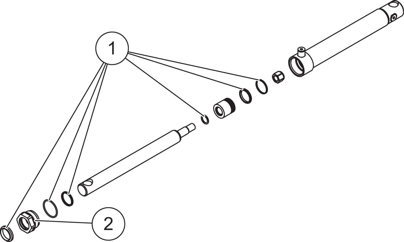 XtremeV Angle Ram Assembly Diagram