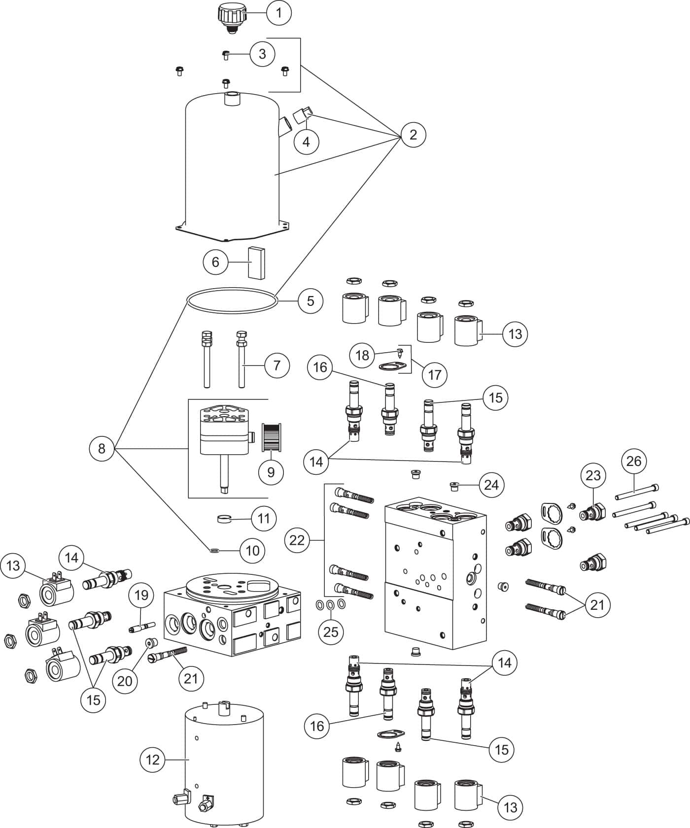 XtremeV Hydraulic Unit Diagram