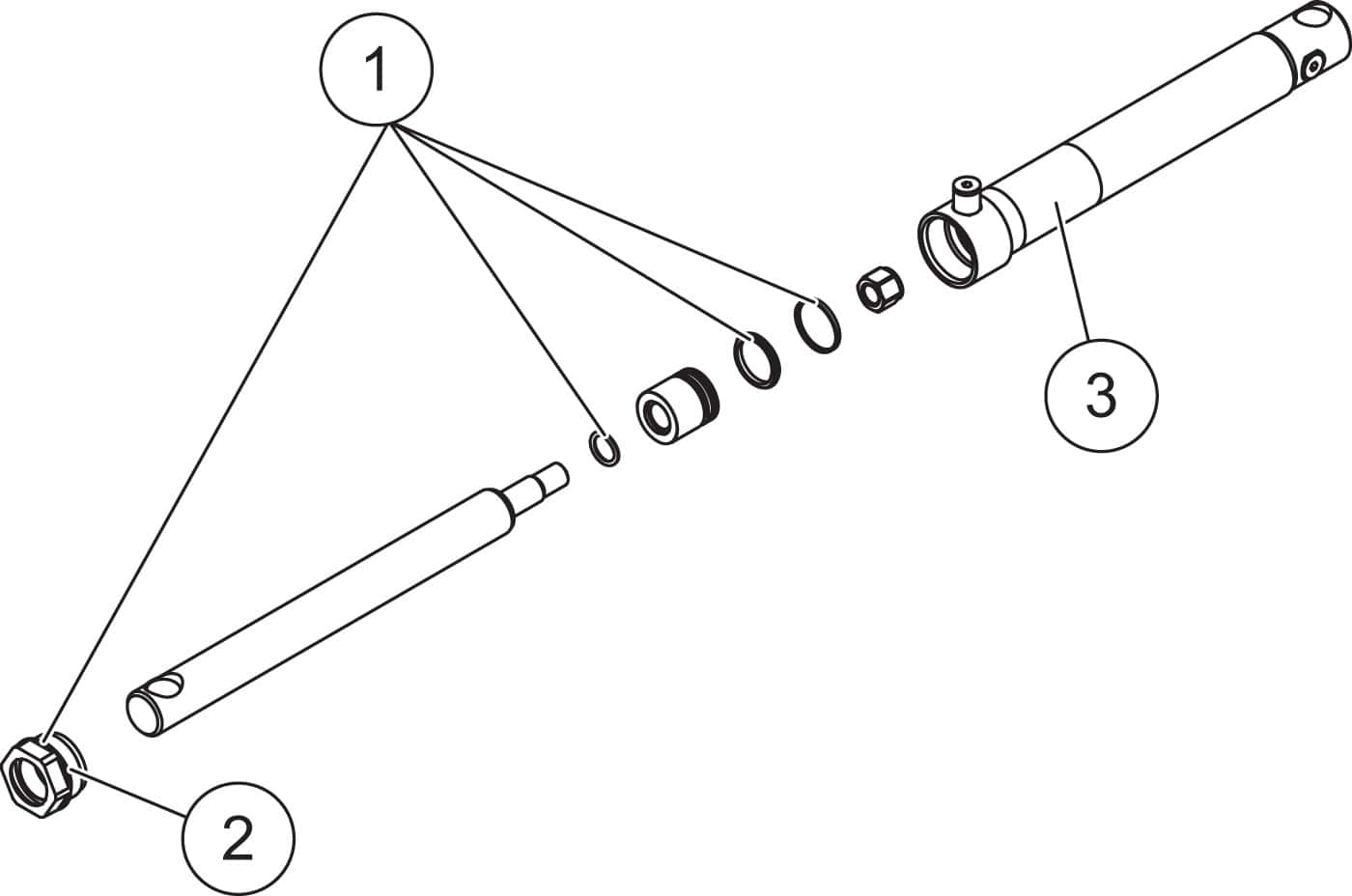 XV2 Angle Ram Components Diagram