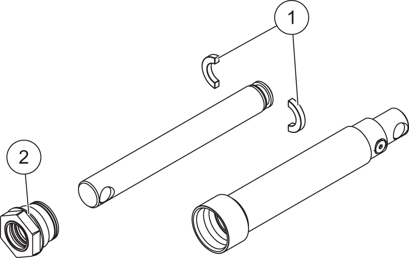 XV2 Lift Ram Components Diagram