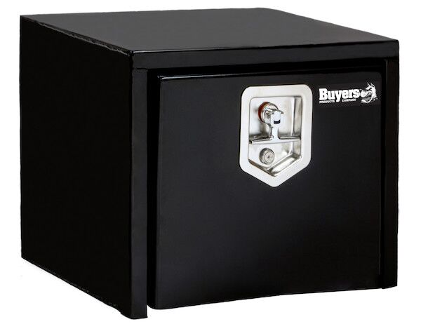 Buyers Products 1703350 - 14x12x24 Inch Black Steel Underbody Truck Box