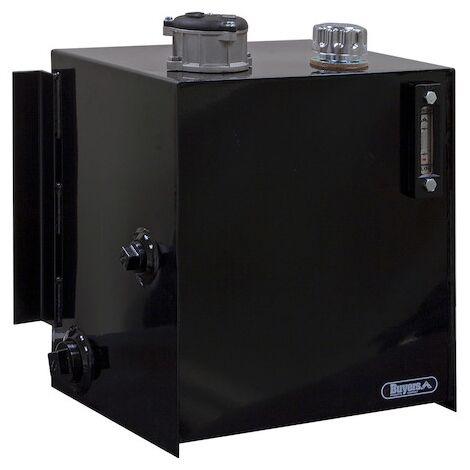 Buyers Products SMR25SF25 - 25 Gallon Side Mount Steel Hydraulic Reservoir With 25 Micron Filter