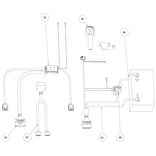 Buyers SnowDogg Discontinued Models TE75-90 Harness Diagram