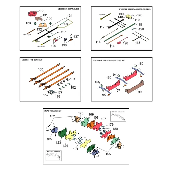 BOSS VBX6500 VBX8000 And VBX9000 Parts Poster - Image 5