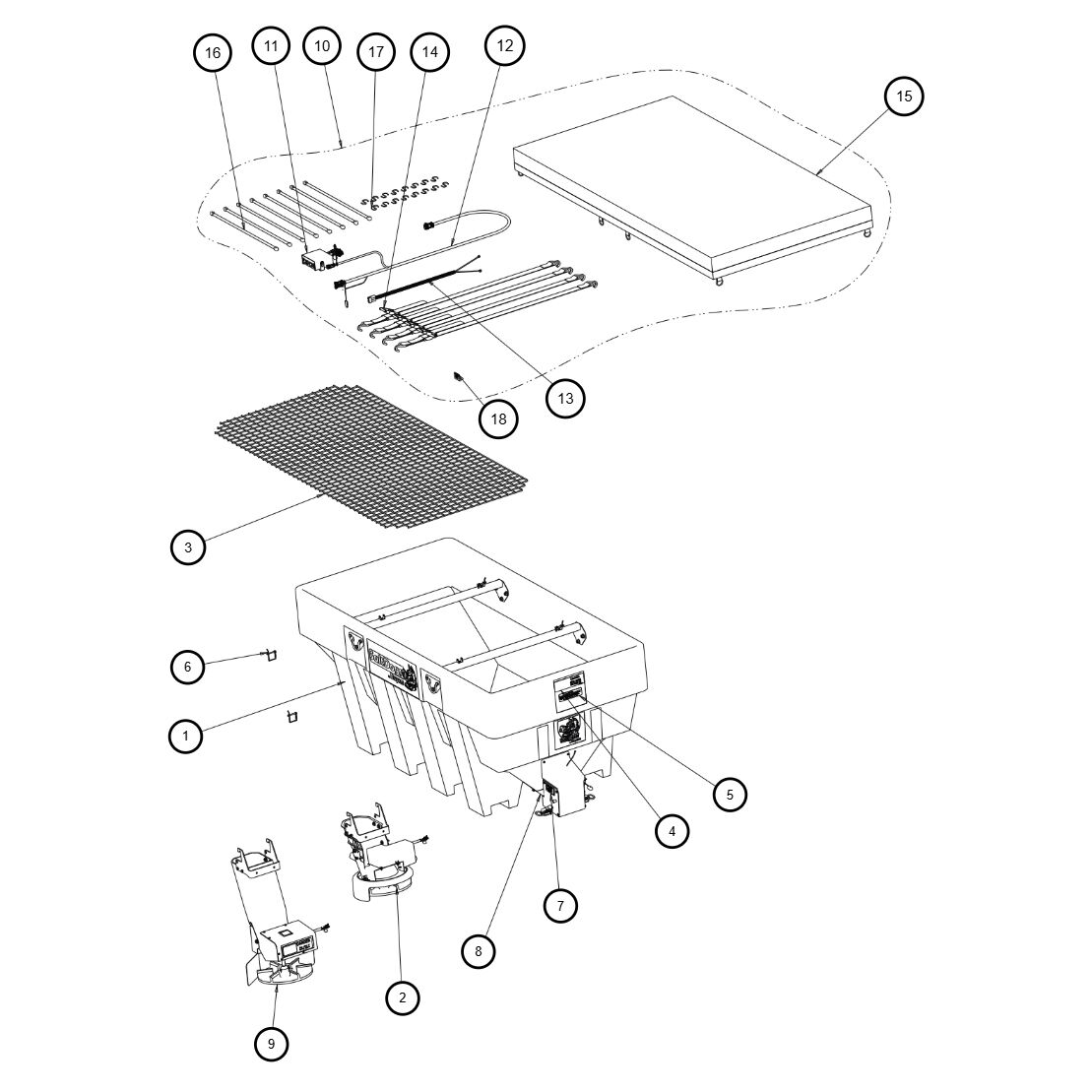 SHPE2000 Pre-2020 Main Assembly Diagram