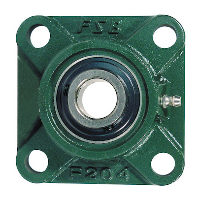 Buyers 4F24 - 1-1/2 Inch Shaft Diameter 4-Hole Eccentric Locking Collar Style Flange Bearing