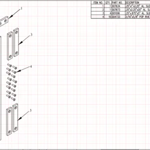Tommy Gate 8618 – Steel Mainframe Bearing Pad Set