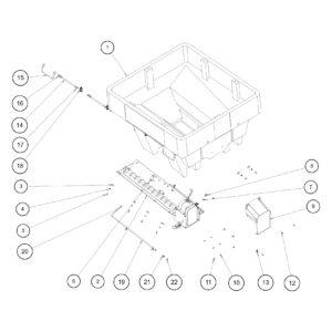 SHPE0750 Hopper Assembly Diagram
