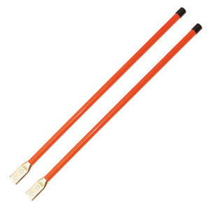 Buyers 1308107 - Heavy Duty Fluorescent Orange Bolt-On Bumper Marker Sight Rods With Hardware (3/4 In X 28 In)